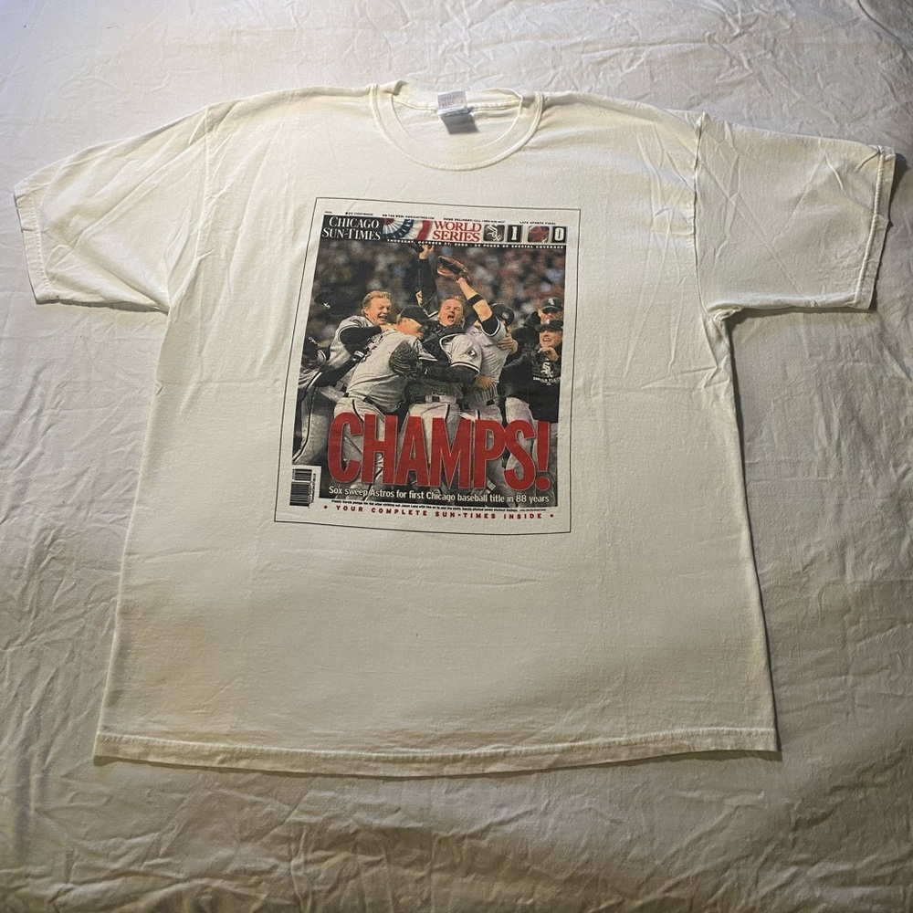 Chicago White Sox Champions white t shirt